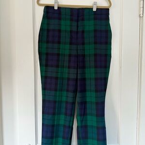 Jcrew factory size 8 plaid pull on pants
